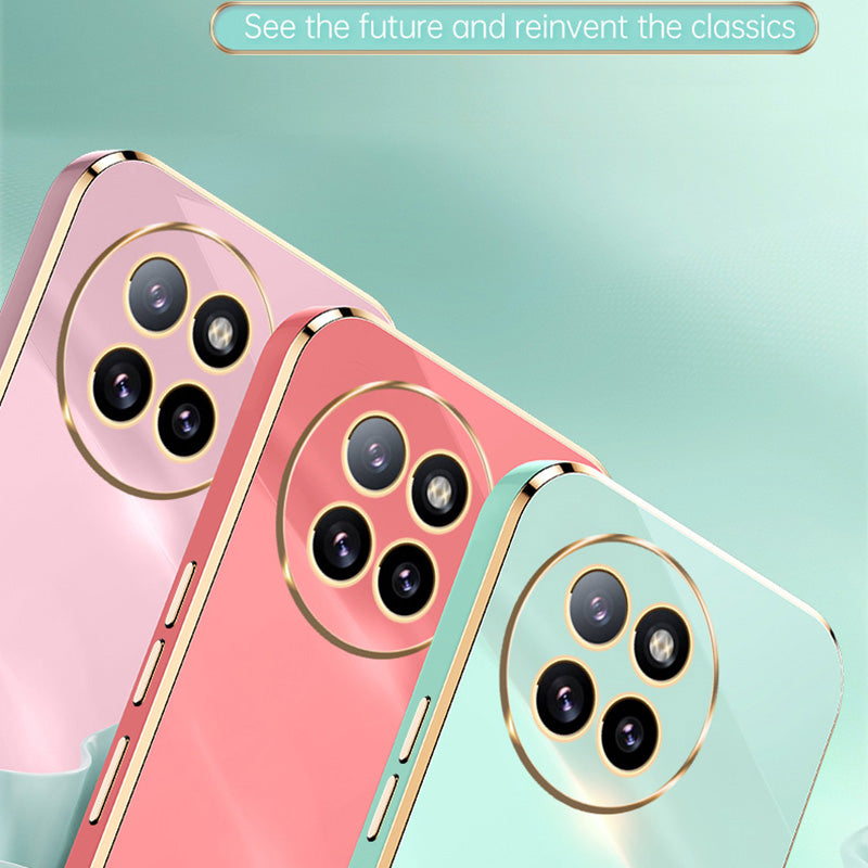 XINLI For Xiaomi Civi 4 Pro 5G Phone Cover Electroplating Frame Ring Kickstand Anti-drop TPU Case XINLI For Xiaomi Civi 4 Pro 5G Phone Cover Electroplating Frame Ring Kickstand Anti-drop TPU Case